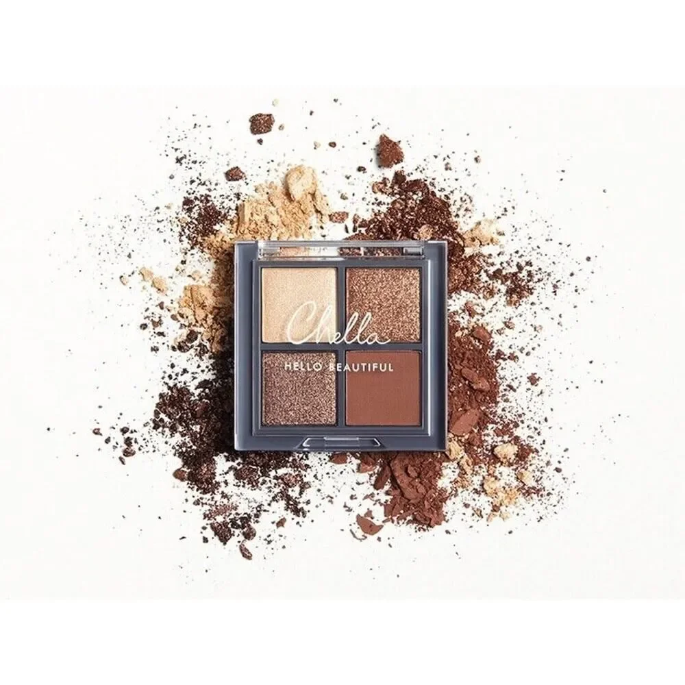 Chella Manifest Bronze Eyeshadow - Palette of 4 Shadows Travel Size BRAND NEW